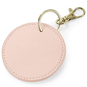 Boutique circular keyclip - Soft Pink, One size