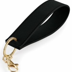 Boutique wristlet keyring - Black, One size