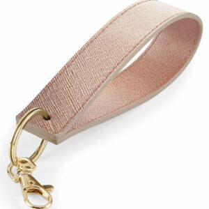 Boutique wristlet keyring - Rose Gold, One size