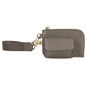 Boutique pouch wristlet - Taupe, One size