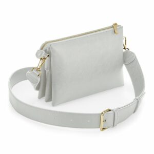 Boutique soft cross-body bag - Soft Grey, One size