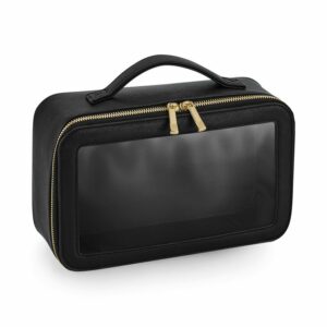 Boutique clear window travel case - Black, One size