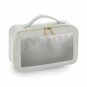 Boutique clear window travel case - Soft Grey, One size