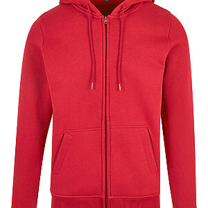 Heavy zip hoodie - City Red, S