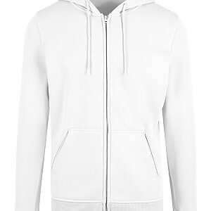 Heavy zip hoodie - White, S