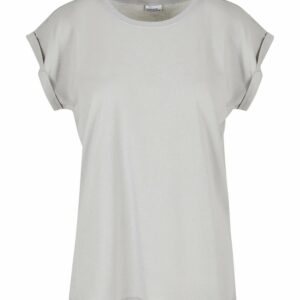 Women's extended shoulder tee - Light Asphalt†, XS