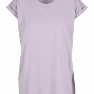 Women's extended shoulder tee - Lilac, XS