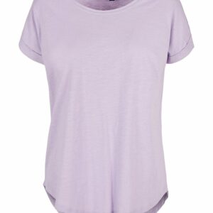Women's long slub tee - Lilac, XS