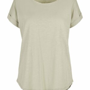 Women's long slub tee - Soft Salvia, XS