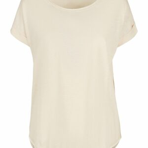 Women's long slub tee - White Sand, XS