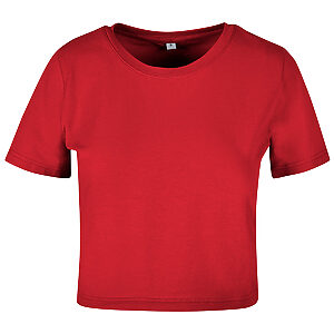 Women's cropped tee - City Red, XS