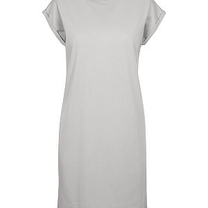 Women's turtle extended shoulder dress - Light Asphalt, XS