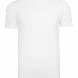 Organic t-shirt round neck - White, S