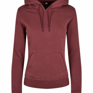 Women's organic hoodie - Cherry, XS