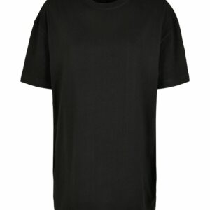 Women's oversized boyfriend tee - Black, XS