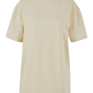 Women's oversized boyfriend tee - Sand, XS