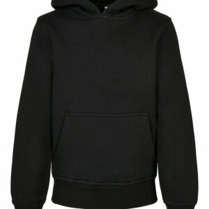 Organic kids basic hoodie - Black, 5/6 Yrs
