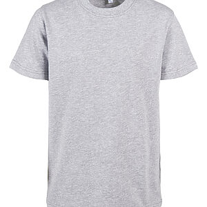 Organic kids basic tee - Heather Grey, 4/6 Years
