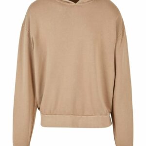 Acid washed oversize hoodie - Union Beige, XS