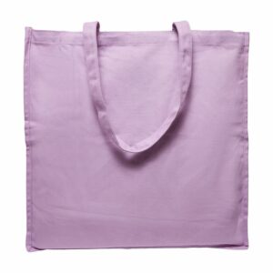 Oversized canvas tote bag - Soft Lilac, One size