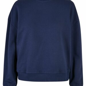 Women’s oversized crew neck sweatshirt - Light Navy, XS