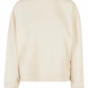 Women’s oversized crew neck sweatshirt - White Sand, XS