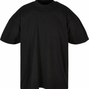 Oversized mock neck tee - Black, XS