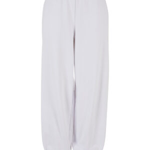 Women’s high waist balloon sweatpants - White, XS