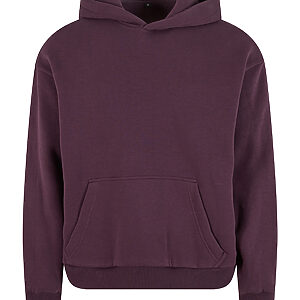Fluffy hoodie - Plum Purple, XS