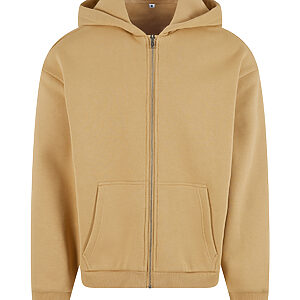 Fluffy zip hoodie - Union Beige, XS