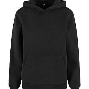 Women’s fluffy hoodie - Black, XS