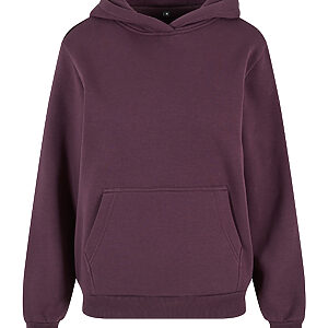 Women’s fluffy hoodie - Plum Purple, XS