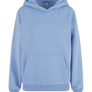 Women’s fluffy hoodie - Powder Blue, XS