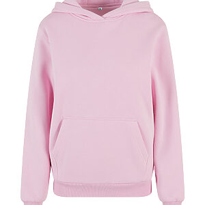Women’s fluffy hoodie - Soft Pink, XS
