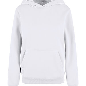 Women’s fluffy hoodie - White, XS