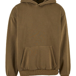 Vintage heavy hoodie - Warm Khaki, S