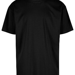 Cotton loose tee - Black, S