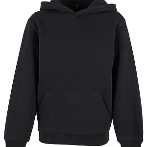 Kids fluffy hoodie - Black, 4/6 Years