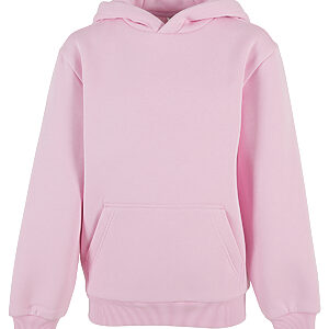 Kids fluffy hoodie - Soft Pink, 4/6 Years