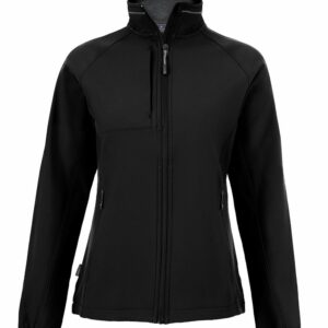 Expert women’s Basecamp softshell jacket - Black, 8