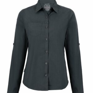 Expert women’s Kiwi long-sleeved shirt - Carbon Grey, 8