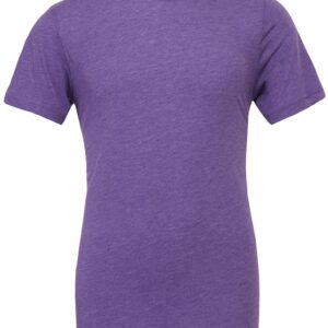 Unisex triblend crew neck t-shirt - Purple Triblend, XS