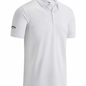 Swing Tech™ solid polo - Bright White, XS
