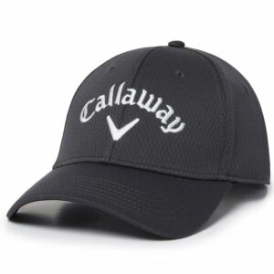 Side-crested cap - Charcoal, One size