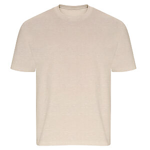 Arrow recycled heavy oversized tee - Stone, XS