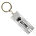 DHAKA KEYRING TORCH - SILVER, 100-249