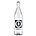 1LTR ROUND WHITE CAP SWING TOP BOTTLE