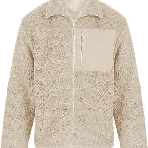 Recycled sherpa fleece - Natural, XS