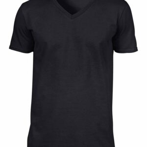 Softstyle™ v-neck t-shirt - Black, S