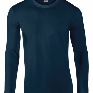 Softstyle™ long sleeve t-shirt - Navy, S